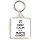 Keep Calm I'm a Maths Expert - Square Keyring