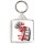 Keep Calm and Watch Films - Square Keyring
