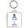 Keep Calm I'm a Nerd - Square Keyring