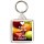 Keep Calm and Love Fruit - Square Keyring