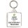 Keep Calm I'm a Geography Teacher - Square Keyring
