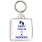 Keep Calm I'm a Midwife - Square Keyring