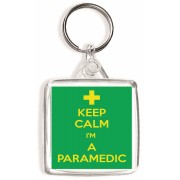 Keep Calm I'm a Paramedic - Square Keyring