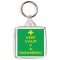 Keep Calm I'm a Paramedic - Square Keyring