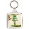 Keep Calm I'm a Writer - Square Keyring