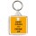Keep Calm and Drink Up - Square Keyring