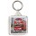 Keep Calm and Love London - Square Keyring
