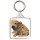 Keep Calm and Love Shar Pei - Square Keyring