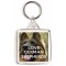 Love German Shepherds - Square Keyring