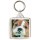Love Bulldogs - Square Keyring