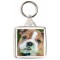 Love Bulldogs - Square Keyring