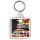 Keep Calm and Love Liquorice Allsorts - Square Keyring