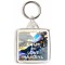 Keep Calm and Love Harleys - Square Keyring