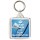 Keep Calm and Play Badminton - Square Keyring