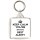 Keep Calm You're Britain's Best Aunty - Square Keyring