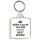 Keep Calm You're Britain's Best Sister - Square Keyring