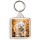 Keep Calm and Love a Westie - Square Keyring