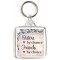 Sisters by Chance Friends by Choice - Square Keyring