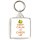 Keep Calm and Cheer Up - Square Keyring