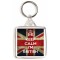 Keep Calm I'm British - Square Keyring