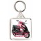 Keep Calm and Love Your Scooter - Square Keyring