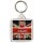 Keep Calm I'm English - Square Keyring