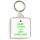 Keep Calm and Get Dancing - Square Keyring