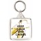 Keep Calm and Cheers - Square Keyring
