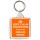 Keep Calm Teamwork Makes the Dream Work - Square Keyring