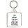 Keep Calm and Love Steam Trains - Square Keyring