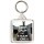 Keep Calm and Steam On - Square Keyring