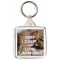 Keep Calm and Love Chipmunks - Square Keyring