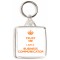 Keep Calm I'm a Business Communicator - Square Keyring