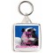 Keep Calm and Love Guinea Pigs - Square Keyring