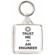 Trust Me I'm an Engineer - Square Keyring