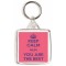 Keep Calm Mum You are the Best - Square Keyring