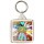 Keep Calm and Love Origami - Square Keyring