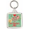 With Love on Mother's Day - Square Keyring