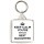 Keep Calm You're Britain's Best Daughter - Square Keyring