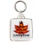 Keep Calm I'm Canadian - Square Keyring