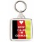 Keep Calm I'm German - Square Keyring