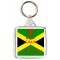 Keep Calm I'm Jamaican - Square Keyring