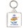 Keep Calm and Love Cyprus - Square Keyring
