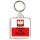 Keep Calm I'm Polish - Square Keyring