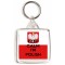 Keep Calm I'm Polish - Square Keyring