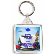 It's Time for Yorkshire Tea - Square Keyring