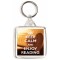 Keep Calm and Enjoy Reading - Square Keyring