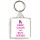 Keep Calm and Buy Shoes - Square Keyring