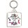 Keep Calm and Buy Shoes - Square Keyring