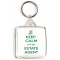 Keep Calm I'm an Estate Agent - Square Keyring